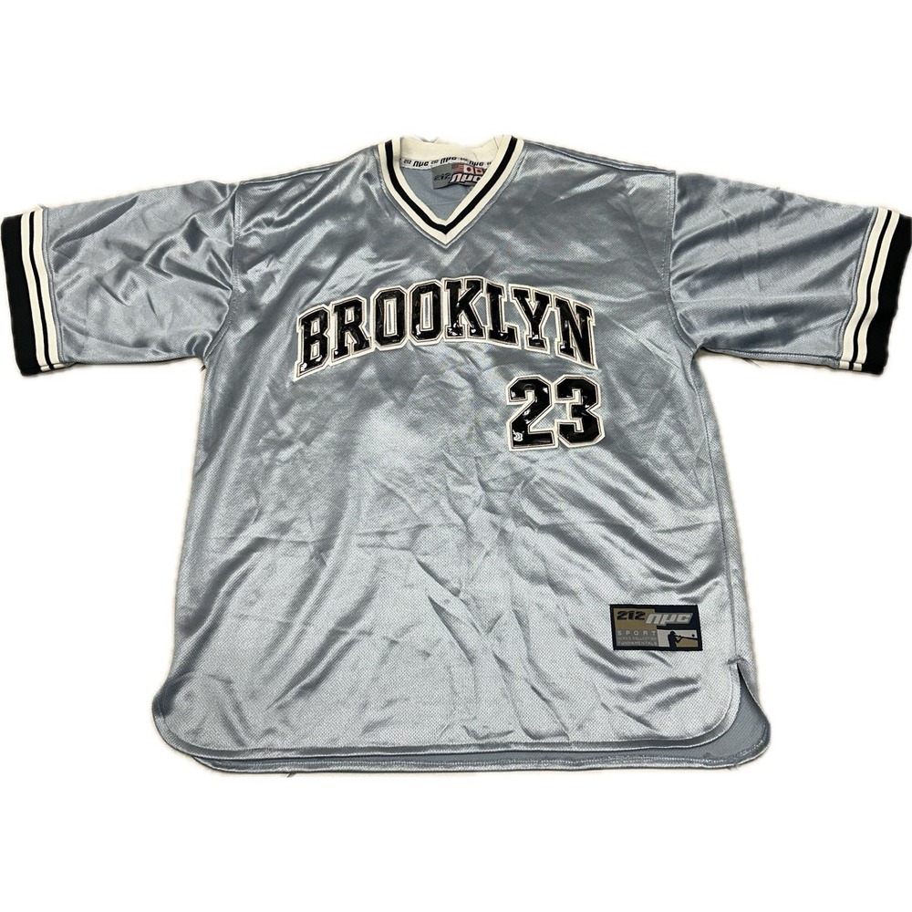 Vintage 212 Nyc Sport Jersey Brooklyn #23 Large